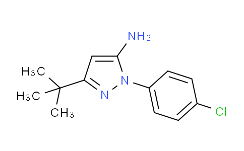 CAS No. 478016-00-1, 3-(tert-Butyl)-1-(4-chlorophenyl)-1H-pyrazol-5-amine