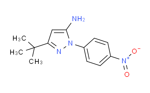 CAS No. 251658-55-6, 3-(tert-Butyl)-1-(4-nitrophenyl)-1H-pyrazol-5-amine