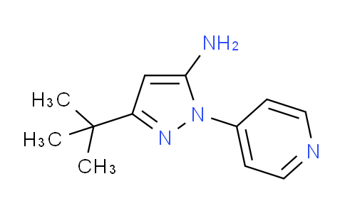 CAS No. 884340-12-9, 3-(tert-Butyl)-1-(pyridin-4-yl)-1H-pyrazol-5-amine