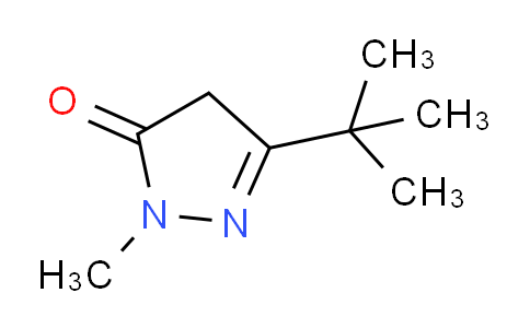 CAS No. 87031-30-9, 3-(tert-Butyl)-1-methyl-1H-pyrazol-5(4H)-one