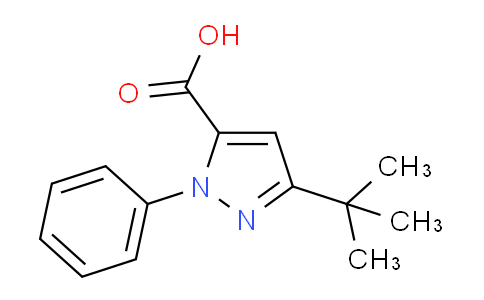 CAS No. 93045-47-7, 3-(tert-Butyl)-1-phenyl-1H-pyrazole-5-carboxylic acid