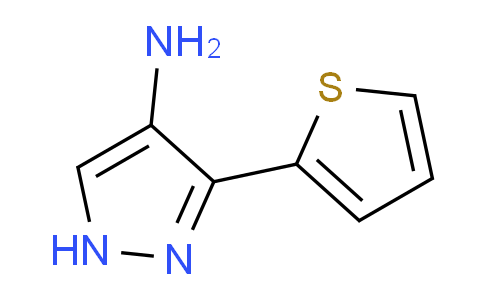 CAS No. 158077-95-3, 3-(Thiophen-2-yl)-1H-pyrazol-4-amine