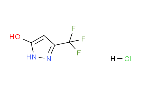 CAS No. 866496-24-4, 3-(Trifluoromethyl)-1H-pyrazol-5-ol hydrochloride