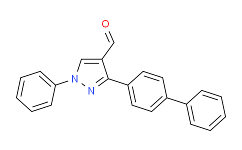 CAS No. 108446-64-6, 3-([1,1'-Biphenyl]-4-yl)-1-phenyl-1H-pyrazole-4-carbaldehyde