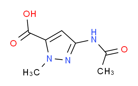 CAS No. 245467-36-1, 3-Acetamido-1-methyl-1H-pyrazole-5-carboxylic acid