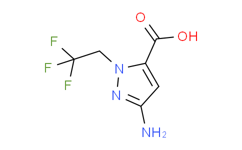 CAS No. 1328640-63-6, 3-Amino-1-(2,2,2-trifluoroethyl)-1H-pyrazole-5-carboxylic acid