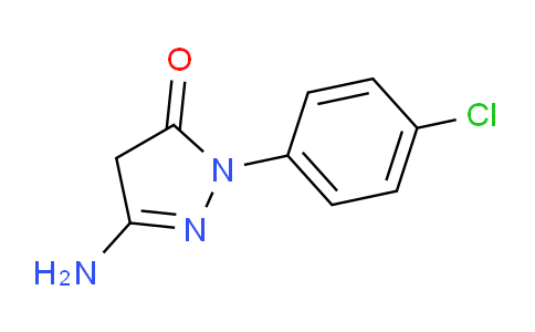 CAS No. 10050-12-1, 3-Amino-1-(4-chlorophenyl)-1H-pyrazol-5(4H)-one