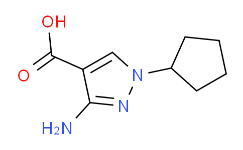 CAS No. 1795473-91-4, 3-Amino-1-cyclopentyl-1H-pyrazole-4-carboxylic acid