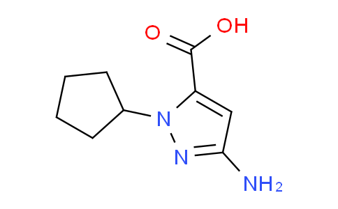 CAS No. 1006494-14-9, 3-Amino-1-cyclopentyl-1H-pyrazole-5-carboxylic acid