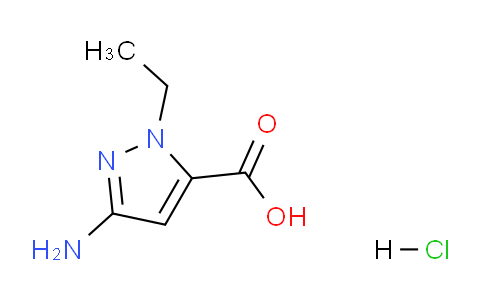 CAS No. 1197233-51-4, 3-Amino-1-ethyl-1H-pyrazole-5-carboxylic acid hydrochloride
