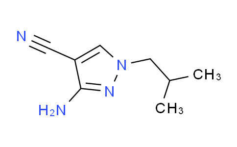 CAS No. 122799-97-7, 3-Amino-1-isobutyl-1H-pyrazole-4-carbonitrile