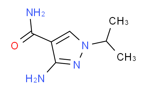 CAS No. 1379295-04-1, 3-Amino-1-isopropyl-1H-pyrazole-4-carboxamide