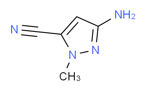 CAS No. 1649468-47-2, 3-Amino-1-methyl-1H-pyrazole-5-carbonitrile