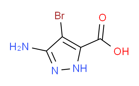 CAS No. 351990-74-4, 3-Amino-4-bromo-1H-pyrazole-5-carboxylic acid