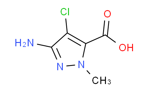 CAS No. 1006451-86-0, 3-Amino-4-chloro-1-methyl-1H-pyrazole-5-carboxylic acid