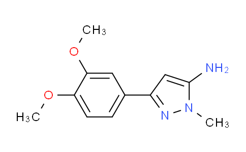 CAS No. 1017665-64-3, 3-Amino-5-(3,4-dimethoxyphenyl)-2-methylpyrazole