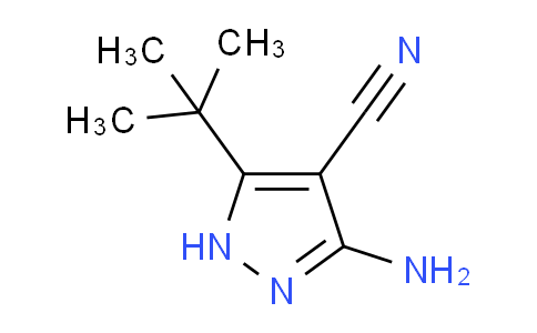 CAS No. 141458-80-2, 3-Amino-5-(tert-butyl)-1H-pyrazole-4-carbonitrile