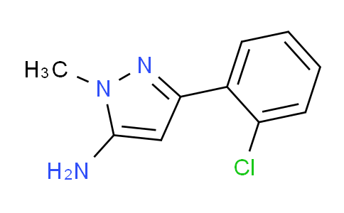 CAS No. 1017665-61-0, 3-Amoino-5-(2-chlorophenyl)-2-methylpyrazole