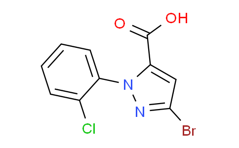 CAS No. 871239-17-7, 3-Bromo-1-(2-chlorophenyl)-1H-pyrazole-5-carboxylic acid