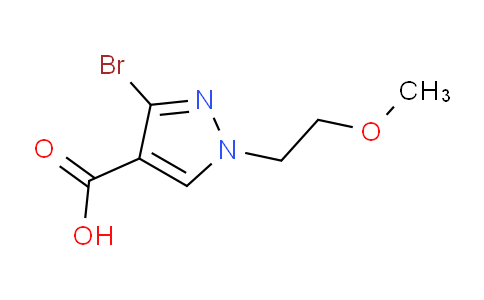 CAS No. 1708263-52-8, 3-Bromo-1-(2-methoxyethyl)-1H-pyrazole-4-carboxylic acid