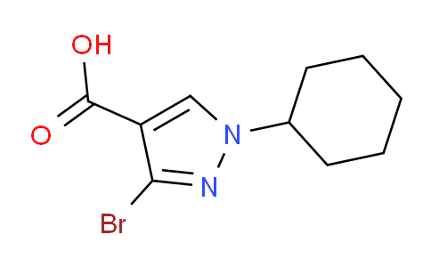 CAS No. 1707667-93-3, 3-Bromo-1-cyclohexyl-1H-pyrazole-4-carboxylic acid