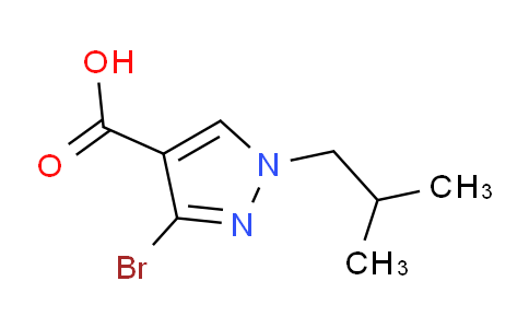 CAS No. 1399664-14-2, 3-Bromo-1-isobutyl-1H-pyrazole-4-carboxylic acid