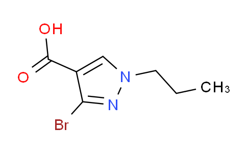CAS No. 1707571-19-4, 3-Bromo-1-propyl-1H-pyrazole-4-carboxylic acid