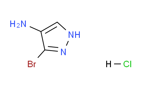 CAS No. 1374321-04-6, 3-Bromo-1H-pyrazol-4-amine hydrochloride