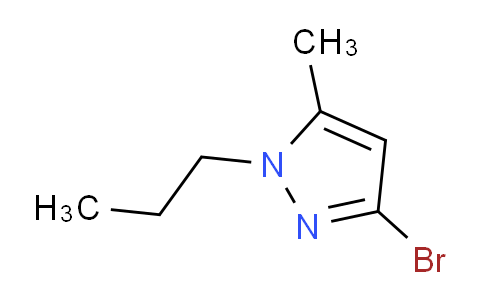 CAS No. 1354706-07-2, 3-Bromo-5-methyl-1-propyl-1H-pyrazole