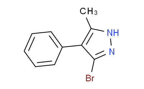CAS No. 1231309-82-2, 3-Bromo-5-methyl-4-phenyl-1H-pyrazole