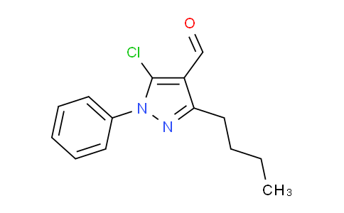 CAS No. 1354936-89-2, 3-Butyl-5-chloro-1-phenyl-1H-pyrazole-4-carbaldehyde