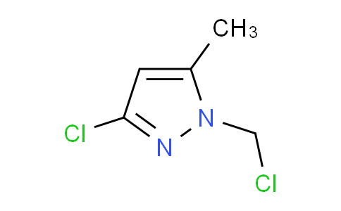 CAS No. 51355-86-3, 3-Chloro-1-(chloromethyl)-5-methyl-1H-pyrazole