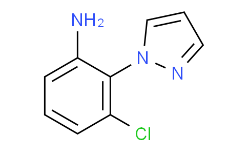 CAS No. 926215-50-1, 3-Chloro-2-(1H-pyrazol-1-yl)aniline