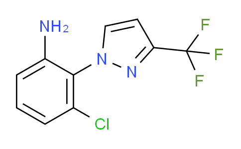 CAS No. 1006961-96-1, 3-Chloro-2-(3-(trifluoromethyl)-1H-pyrazol-1-yl)aniline