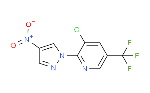 CAS No. 122890-61-3, 3-Chloro-2-(4-nitro-1H-pyrazol-1-yl)-5-(trifluoromethyl)pyridine