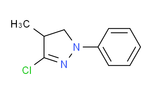 CAS No. 58469-36-6, 3-Chloro-4-methyl-1-phenyl-4,5-dihydro-1H-pyrazole