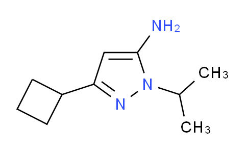 CAS No. 1707563-60-7, 3-Cyclobutyl-1-isopropyl-1H-pyrazol-5-amine