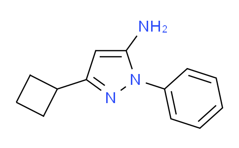 CAS No. 187795-44-4, 3-Cyclobutyl-1-phenyl-1H-pyrazol-5-amine
