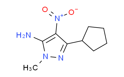 CAS No. 1710854-26-4, 3-Cyclopentyl-1-methyl-4-nitro-1H-pyrazol-5-amine