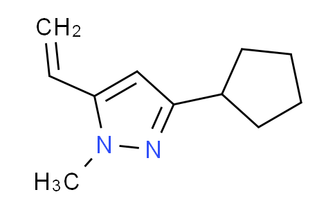 CAS No. 1956370-43-6, 3-Cyclopentyl-1-methyl-5-vinyl-1H-pyrazole