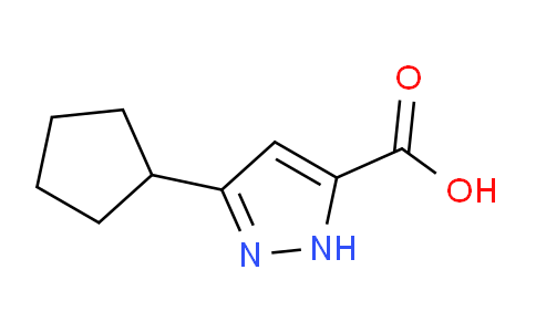 CAS No. 521300-21-0, 3-Cyclopentyl-1H-pyrazole-5-carboxylic acid