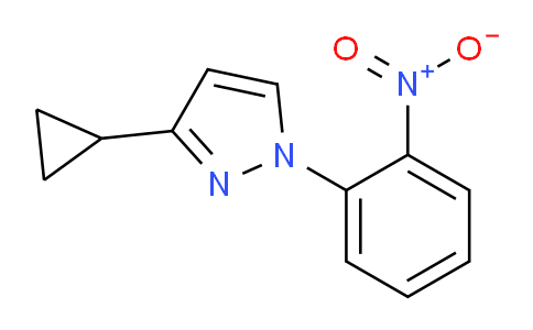 CAS No. 1171464-93-9, 3-Cyclopropyl-1-(2-nitrophenyl)-1H-pyrazole