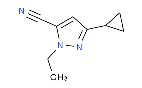 CAS No. 1171385-67-3, 3-Cyclopropyl-1-ethyl-1H-pyrazole-5-carbonitrile