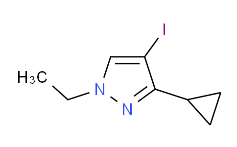 CAS No. 1354703-46-0, 3-Cyclopropyl-1-ethyl-4-iodo-1H-pyrazole