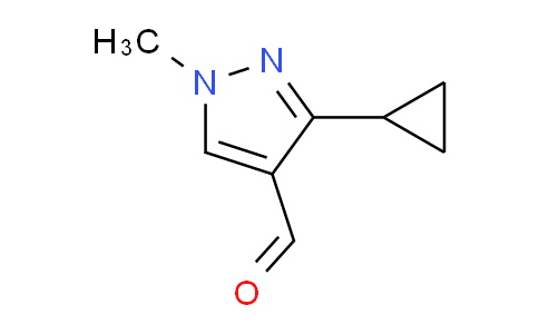 CAS No. 902837-67-6, 3-Cyclopropyl-1-methyl-1H-pyrazole-4-carbaldehyde