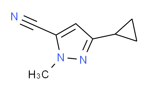 CAS No. 1170414-02-4, 3-Cyclopropyl-1-methyl-1H-pyrazole-5-carbonitrile