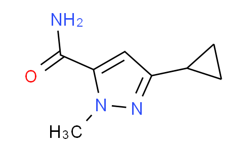 CAS No. 1172483-17-8, 3-Cyclopropyl-1-methyl-1H-pyrazole-5-carboxamide
