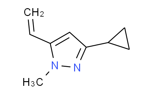 CAS No. 1956370-98-1, 3-Cyclopropyl-1-methyl-5-vinyl-1H-pyrazole