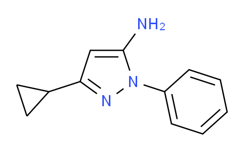 CAS No. 175137-45-8, 3-Cyclopropyl-1-phenyl-1H-pyrazol-5-amine