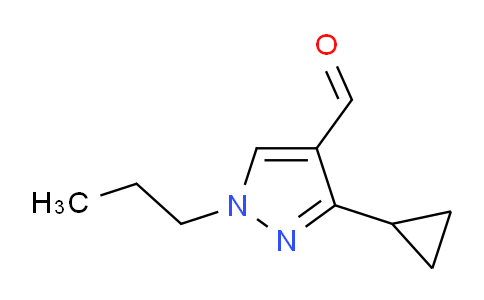 CAS No. 1006496-13-4, 3-Cyclopropyl-1-propyl-1H-pyrazole-4-carbaldehyde